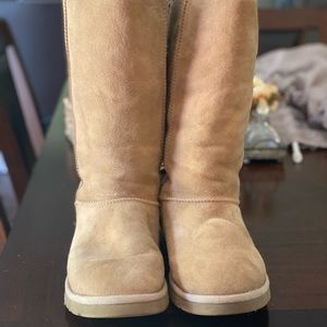 Ugg tall boots size 8 sand color